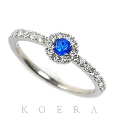 Pt900プラチナ アウイナイト 0.08ct リング・指輪 ダイヤモンド0.23ct 8号 2.0g レディース【中古】