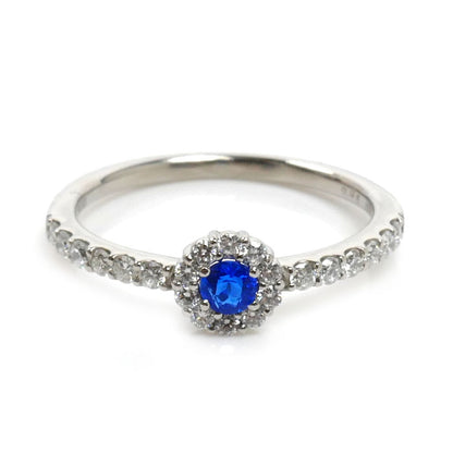 Pt900プラチナ アウイナイト 0.08ct リング・指輪 ダイヤモンド0.23ct 8号 2.0g レディース【中古】