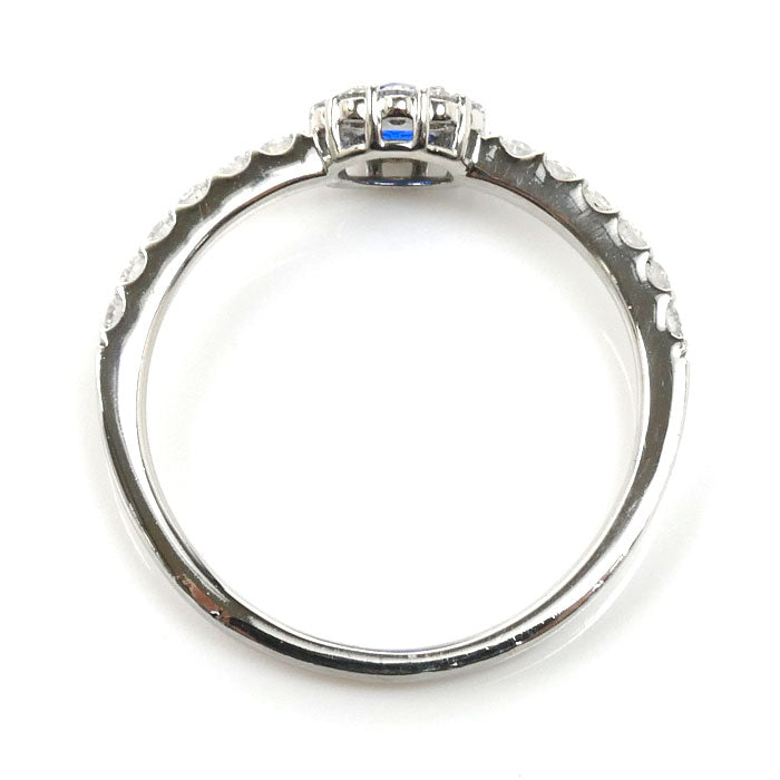 Pt900プラチナ アウイナイト 0.08ct リング・指輪 ダイヤモンド0.23ct 8号 2.0g レディース【中古】