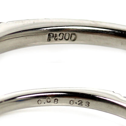Pt900プラチナ アウイナイト 0.08ct リング・指輪 ダイヤモンド0.23ct 8号 2.0g レディース【中古】