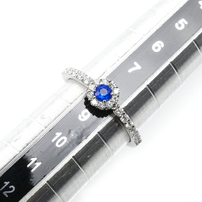 Pt900プラチナ アウイナイト 0.08ct リング・指輪 ダイヤモンド0.23ct 8号 2.0g レディース【中古】