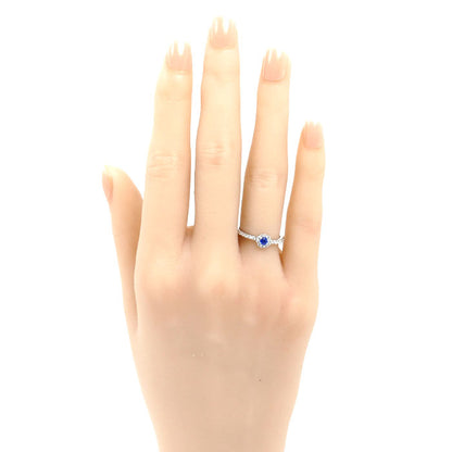 Pt900プラチナ アウイナイト 0.08ct リング・指輪 ダイヤモンド0.23ct 8号 2.0g レディース【中古】