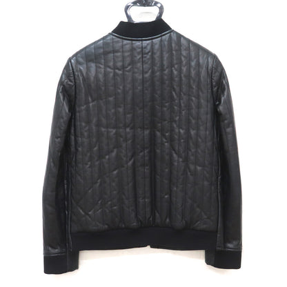 HERMES エルメス キルティングジャケット ブルゾン ブラック 34 レディース【中古】