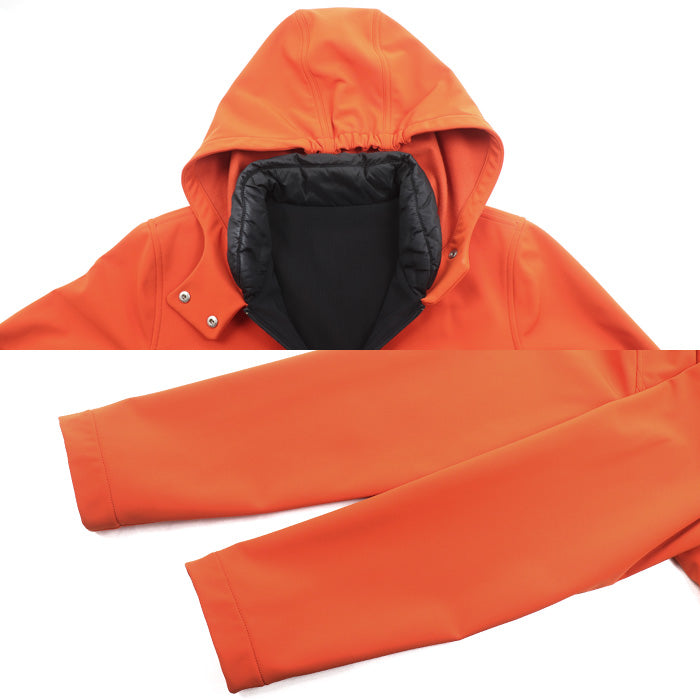 HERMES エルメス ソフトシェル パーカー オレンジ 800265E 02M M レディース【中古】