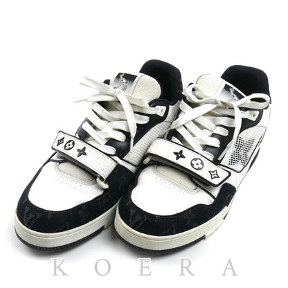 LOUIS VUITTON ルイ・ヴィトン LV トレイナー スニーカー ホワイト ブラック 1ABOD4 BM0274 
5 メンズ【中古】