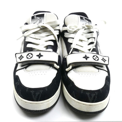 LOUIS VUITTON ルイ・ヴィトン LV トレイナー スニーカー ホワイト ブラック 1ABOD4 BM0274 
5 メンズ【中古】