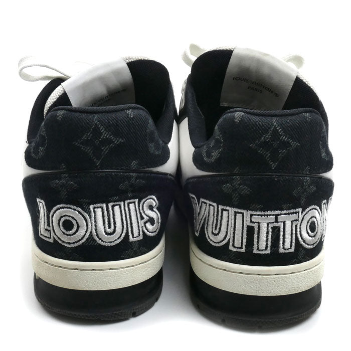 LOUIS VUITTON ルイ・ヴィトン LV トレイナー スニーカー ホワイト ブラック 1ABOD4 BM0274 
5 メンズ【中古】