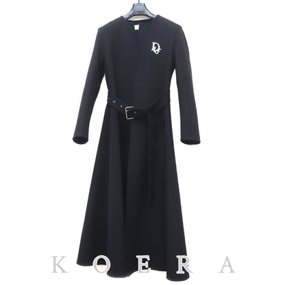 Dior ディオール ロングコート ブラック 410M19A0060 38 レディース【中古】