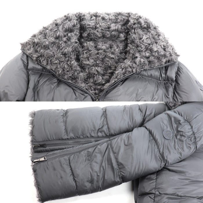 MONCLER モンクレール GOURNAVA リバーシブル ダウンジャケット グレー H20931A00059 IC ユニセックス【中古】