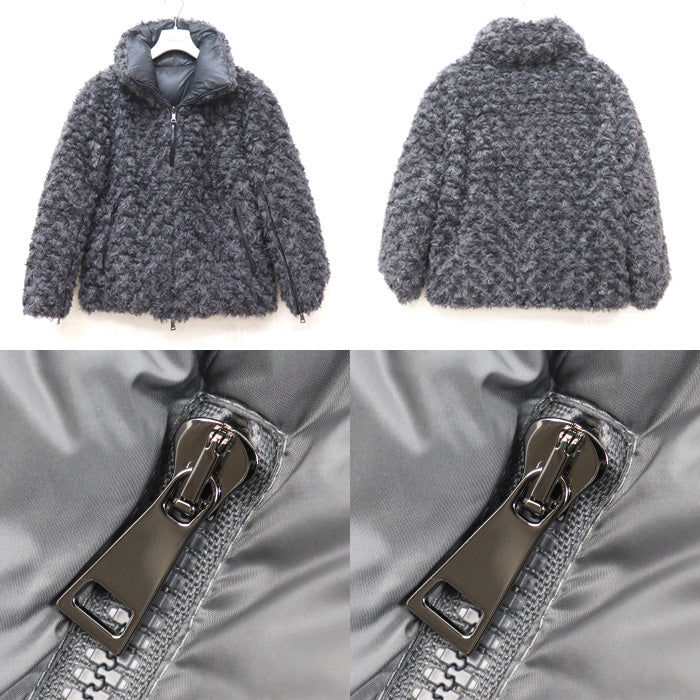 MONCLER モンクレール GOURNAVA リバーシブル ダウンジャケット グレー H20931A00059 IC ユニセックス【中古】