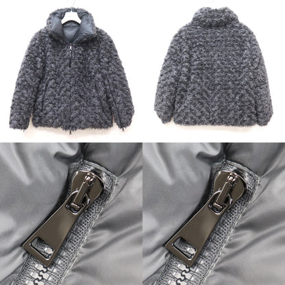 MONCLER モンクレール GOURNAVA リバーシブル ダウンジャケット グレー H20931A00059 IC ユニセックス【中古】
