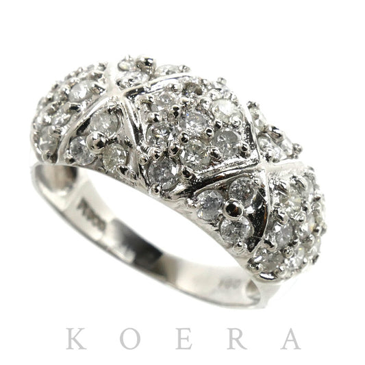 Pt900プラチナ リング・指輪 ダイヤモンド1.00ct 8.5号 5.1g レディース【中古】