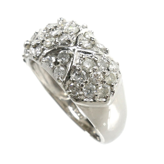 Pt900プラチナ リング・指輪 ダイヤモンド1.00ct 8.5号 5.1g レディース【中古】