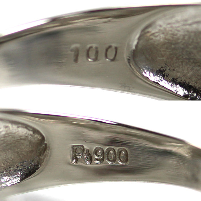 Pt900プラチナ リング・指輪 ダイヤモンド1.00ct 8.5号 5.1g レディース【中古】