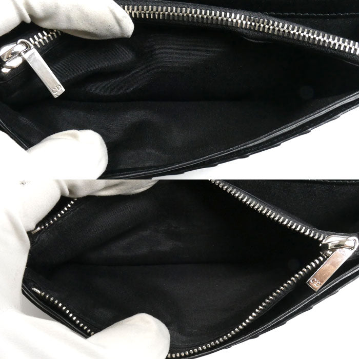 Dior ディオール DIOR HOMME 長財布 ブラック メンズ【中古】