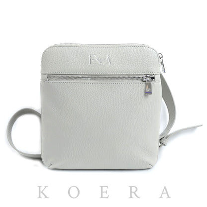Emporio Armani エンポリオ・アルマーニ スモール フラット ショルダーバッグ グレー Y4M185 メンズ【中古】【美品】