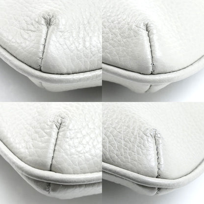 Emporio Armani エンポリオ・アルマーニ スモール フラット ショルダーバッグ グレー Y4M185 メンズ【中古】【美品】
