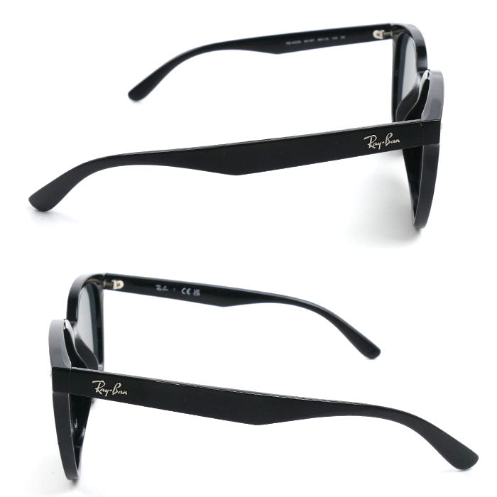 Ray-Ban レイバン トランスペアレント サングラス ブラック RB4423D 601/87 66-15 145 メンズ【中古】【美品】