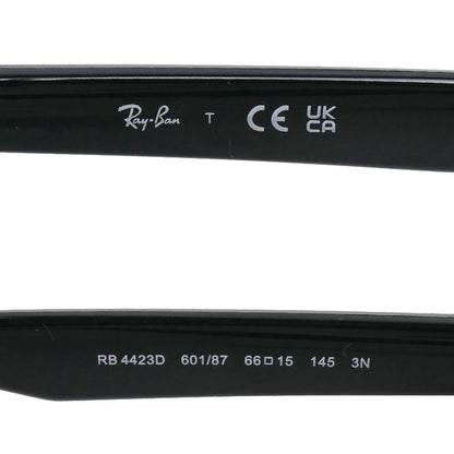 Ray-Ban レイバン トランスペアレント サングラス ブラック RB4423D 601/87 66-15 145 メンズ【中古】【美品】