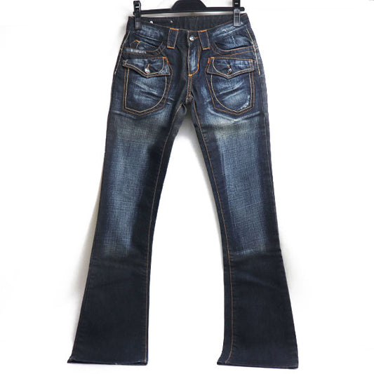 BONAVENTURE ボナベンチャー ブーツカットジーンズ デニムパンツ ブルー 11494 
25 レディース【中古】