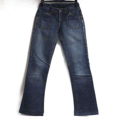 BONAVENTURE ボナベンチャー ローライズ ブーツカット デニムパンツ ブルー 91555 
24 レディース【中古】【美品】