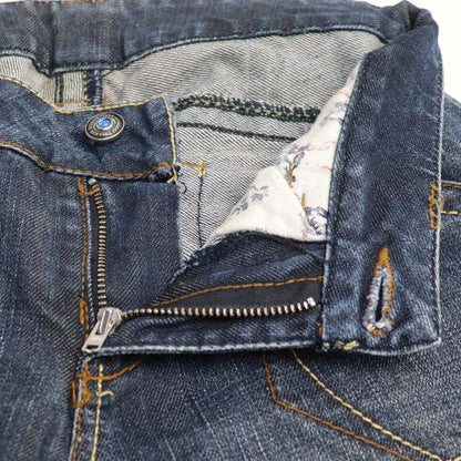 BONAVENTURE ボナベンチャー ローライズ ブーツカット デニムパンツ ブルー 91555 
24 レディース【中古】【美品】