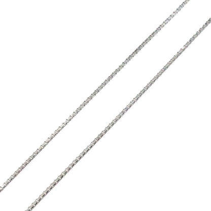 Pt900 Pt850 プラチナ ベネチアチェーン 3Pダイヤ ネックレス ダイヤモンド0.501ct 3.7g ～44.5cm フリーチェーン レディース【中古】