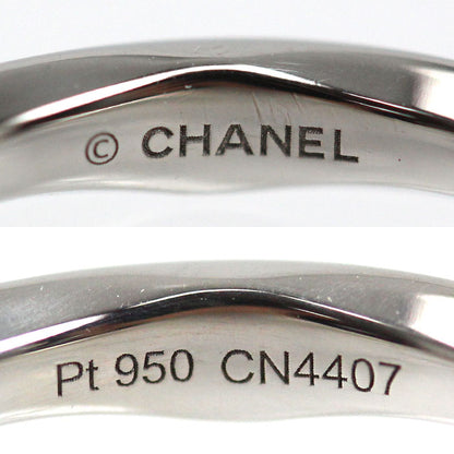 CHANEL シャネル Pt950プラチナ カメリアコレクション リング・指輪 J11884 10.5号 51 5.7g レディース【中古】【美品】