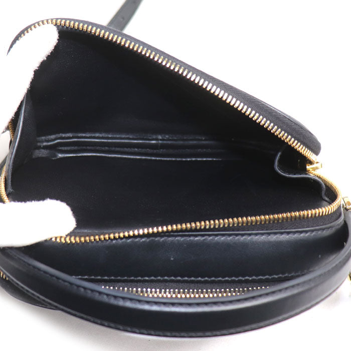 PRADA プラダ オデット レザー ミニバッグ 2Wayショルダーバッグ ブラック 1BH203 ASK F0002 IC レディース【中古】