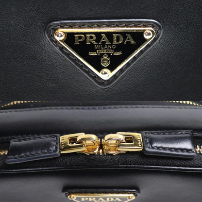 PRADA プラダ オデット レザー ミニバッグ 2Wayショルダーバッグ ブラック 1BH203 ASK F0002 IC レディース【中古】