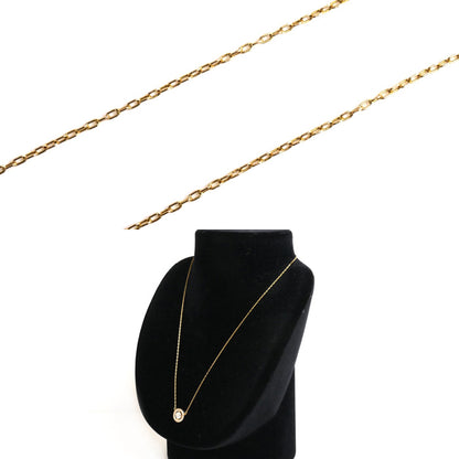 VERITE ベリテ K18YG イエローゴールド ネックレス ダイヤモンド0.535ct/0.23ct 2.7g 43cm レディース【中古】