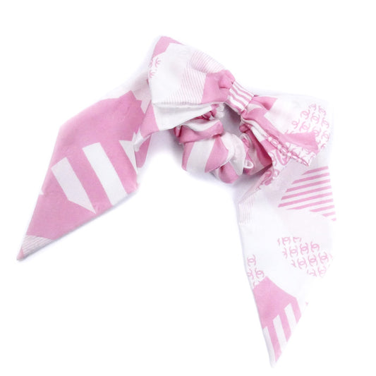 CHANEL シャネル シルク リボン ココマーク ヘアアクセサリー シュシュ レディース【中古】【美品】