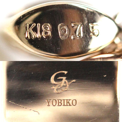 ゆきざき K18PG ピンクゴールド YOBIKO ヨビコ ホイッスル ペンダントトップ W31292.12.22.5 ダイヤモンド0.75ct 11.0g ユニセックス【中古】
