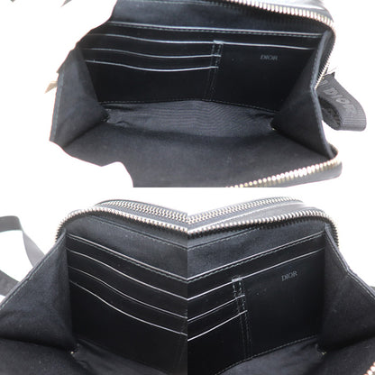 Dior ディオール CDダイヤモンド ショルダーバッグ ブラック 2ESBC119DC メンズ【中古】