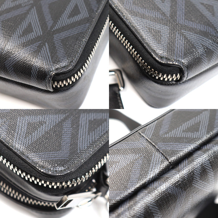 Dior ディオール CDダイヤモンド ショルダーバッグ ブラック 2ESBC119DC メンズ【中古】