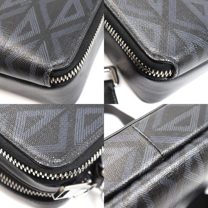 Dior ディオール CDダイヤモンド ショルダーバッグ ブラック 2ESBC119DC メンズ【中古】