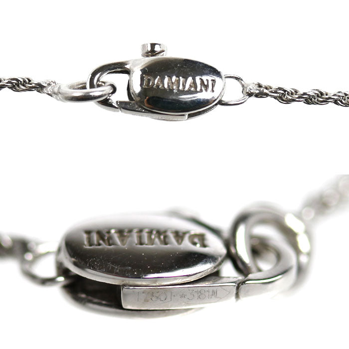 Damiani ダミアーニ K18WG ホワイトゴールド ベルエポック ダイヤ ネックレス ダイヤモンド 9.4g 39/43cm レディース【中古】【美品】