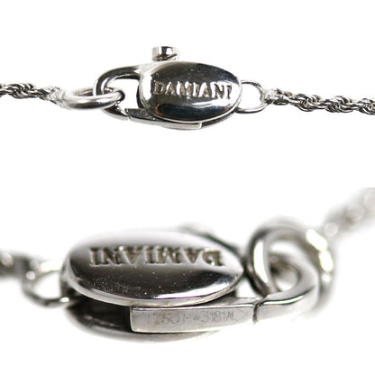 Damiani ダミアーニ K18WG ホワイトゴールド ベルエポック ダイヤ ネックレス ダイヤモンド 9.4g 39/43cm レディース【中古】【美品】