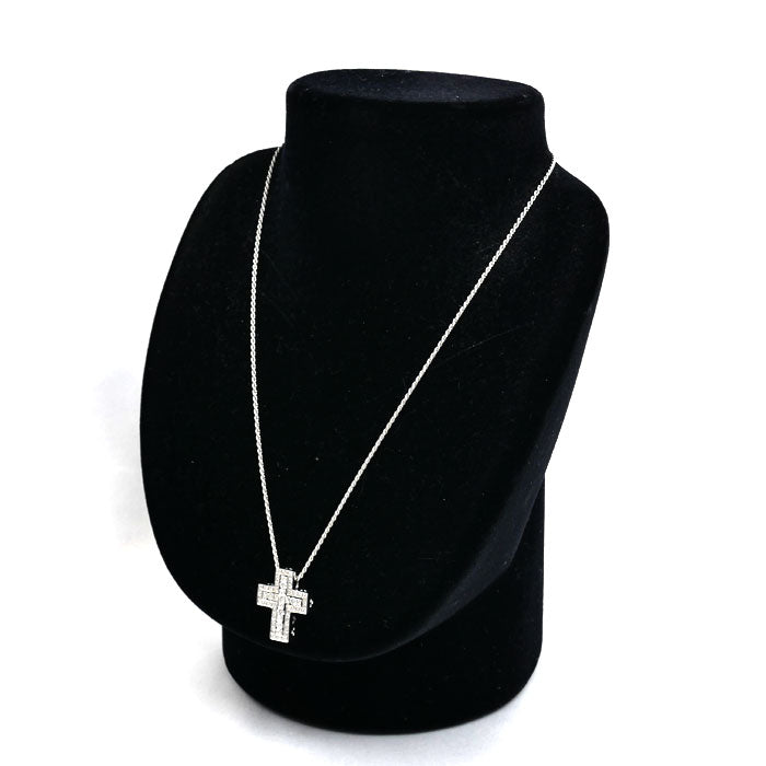 Damiani ダミアーニ K18WG ホワイトゴールド ベルエポック ダイヤ ネックレス ダイヤモンド 9.4g 39/43cm レディース【中古】【美品】