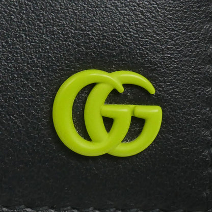 GUCCI グッチ ダブルG プチマーモント 二つ折り財布 ブラック 835048 AAE1V 1060 メンズ【中古】