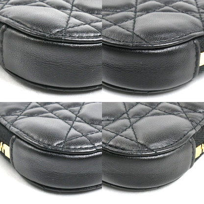 Dior ディオール カナージュ フォンポーチ ショルダーバッグ ブラック S0872ONMJ_M900 レディース【中古】