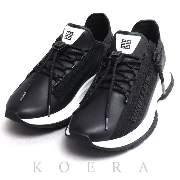 Givenchy ジバンシー スペクター ジップ ランナーズ スニーカー ブラック×ホワイト BE004BE29L-004 
37 レディース【未使用】【買取品】
