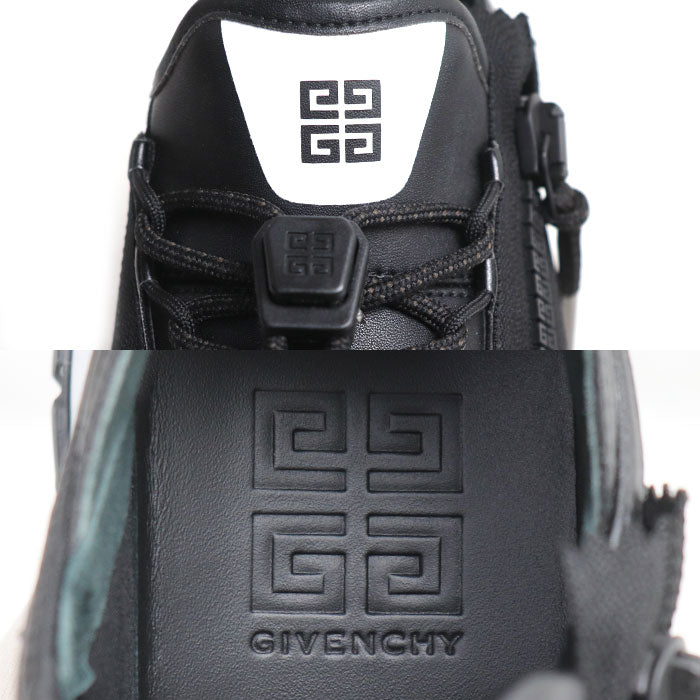 Givenchy ジバンシー スペクター ジップ ランナーズ スニーカー ブラック×ホワイト BE004BE29L-004 
37 レディース【未使用】【買取品】