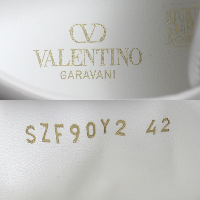 VALENTINO ヴァレンティノ シティプラネット スニーカー ホワイト S0F90JKD 0BO 42 メンズ【未使用】【買取品】