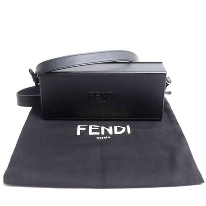 FENDI フェンディ ボックス ショルダーバッグ ブラック 7VA520 ユニセックス【中古】
