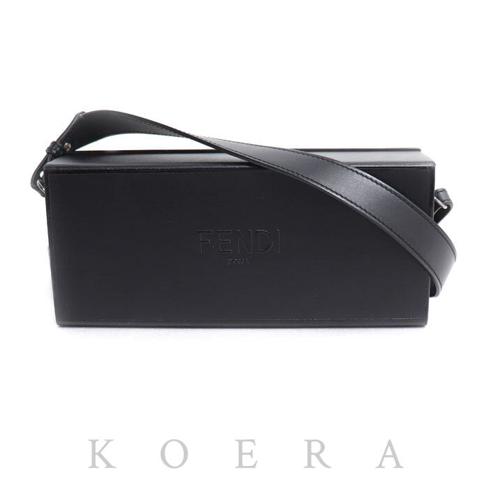 FENDI フェンディ ボックス ショルダーバッグ ブラック 7VA520 ユニセックス【中古】