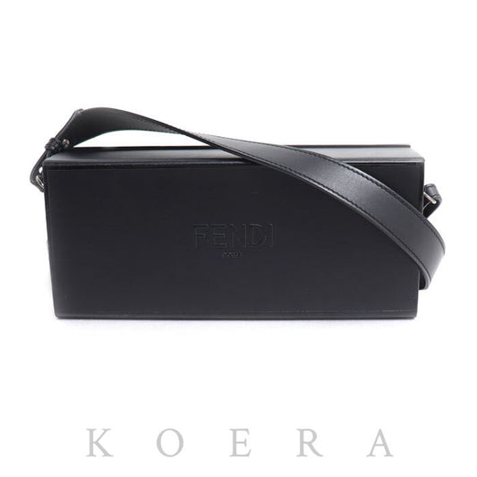 FENDI フェンディ ボックス ショルダーバッグ ブラック 7VA520 ユニセックス【中古】