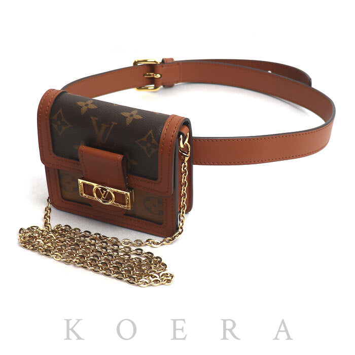 LOUIS VUITTON ルイ・ヴィトン ドフィーヌBB ショルダーバッグ モノグラム・リバース ブラウン M68621 SP3189/BC2179 レディース【中古】【美品】