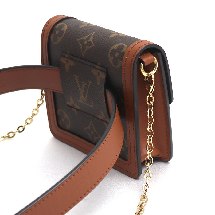 LOUIS VUITTON ルイ・ヴィトン ドフィーヌBB ショルダーバッグ モノグラム・リバース ブラウン M68621 SP3189/BC2179 レディース【中古】【美品】