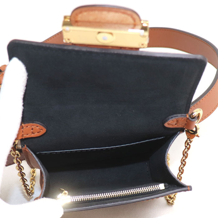 LOUIS VUITTON ルイ・ヴィトン ドフィーヌBB ショルダーバッグ モノグラム・リバース ブラウン M68621 SP3189/BC2179 レディース【中古】【美品】